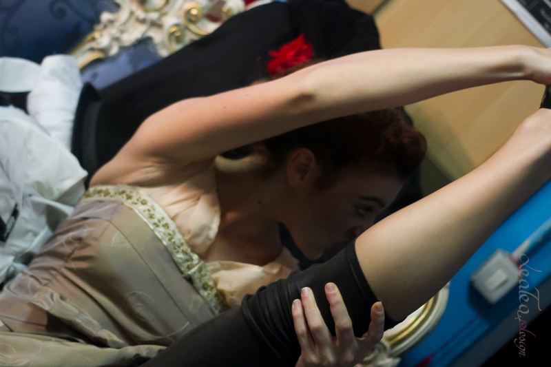 Backstage - costume dorato