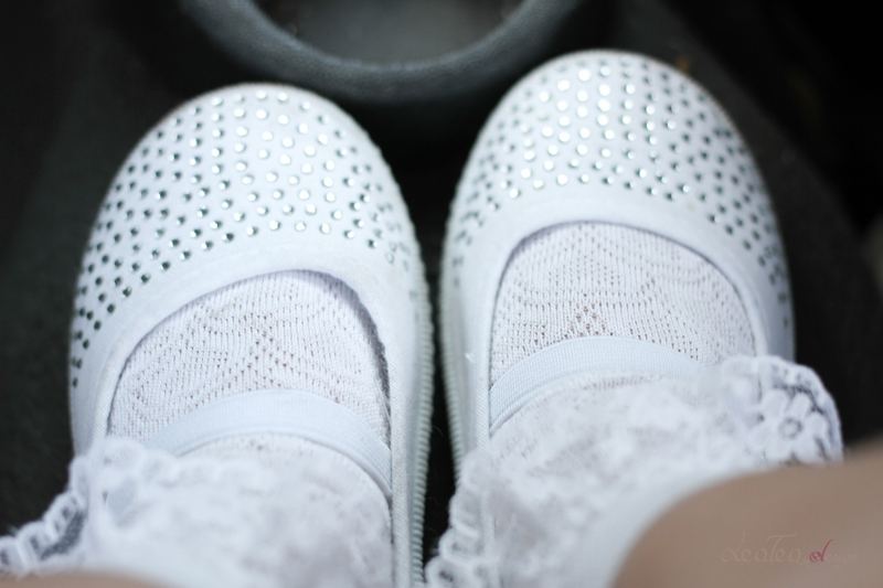 Scarpine danza bianche